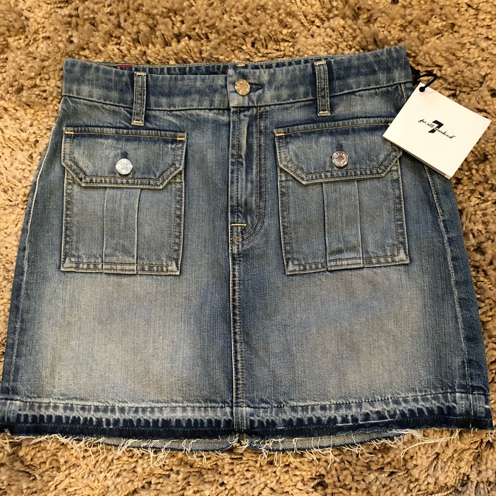 7 for all mankind, Jeans skirt